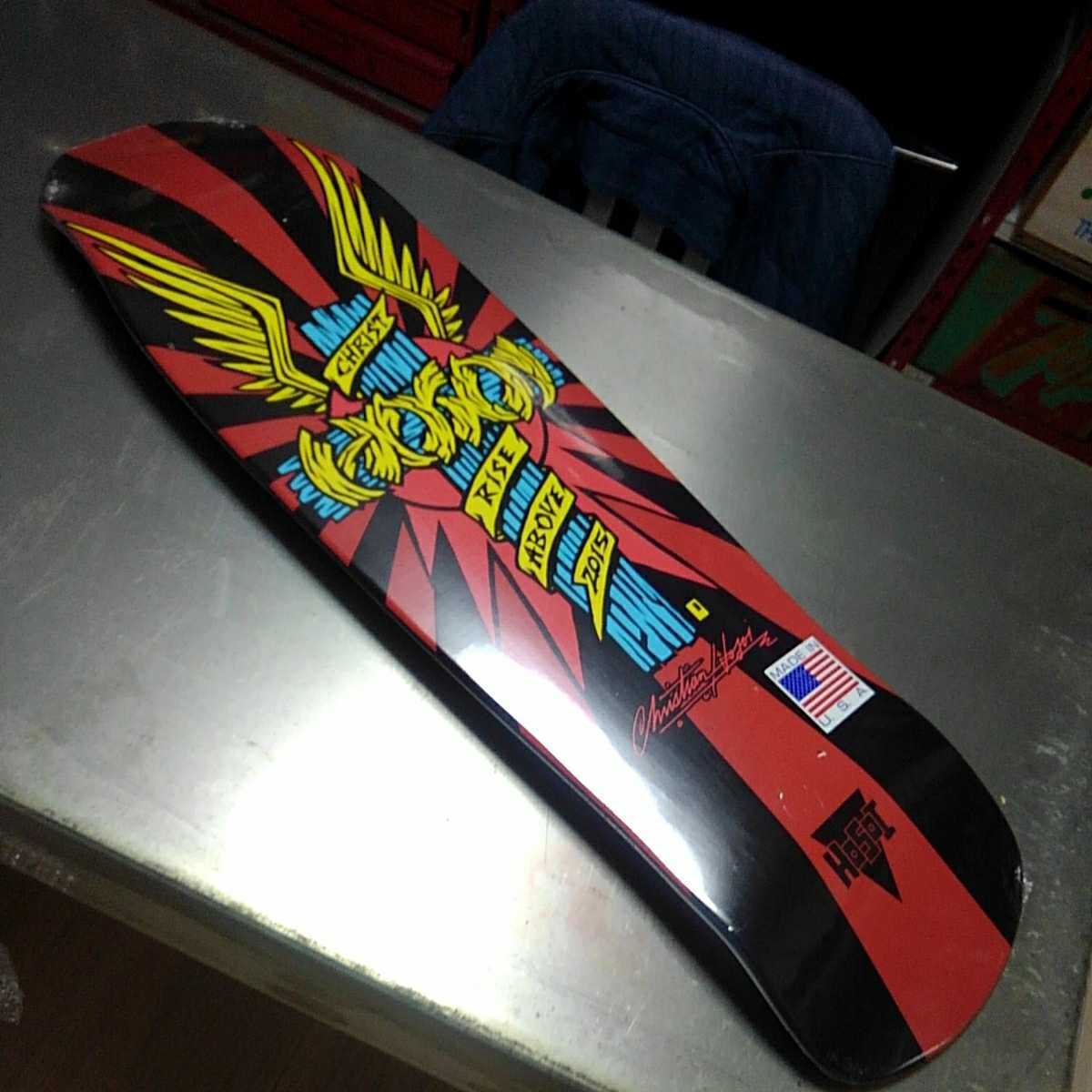 クリスチャン　ホソイ　HOSOI ハンマーヘッド　ライジングサン　スケートボード　デッキ　オールドスクール　希少　レトロ　プール　ボール_画像1