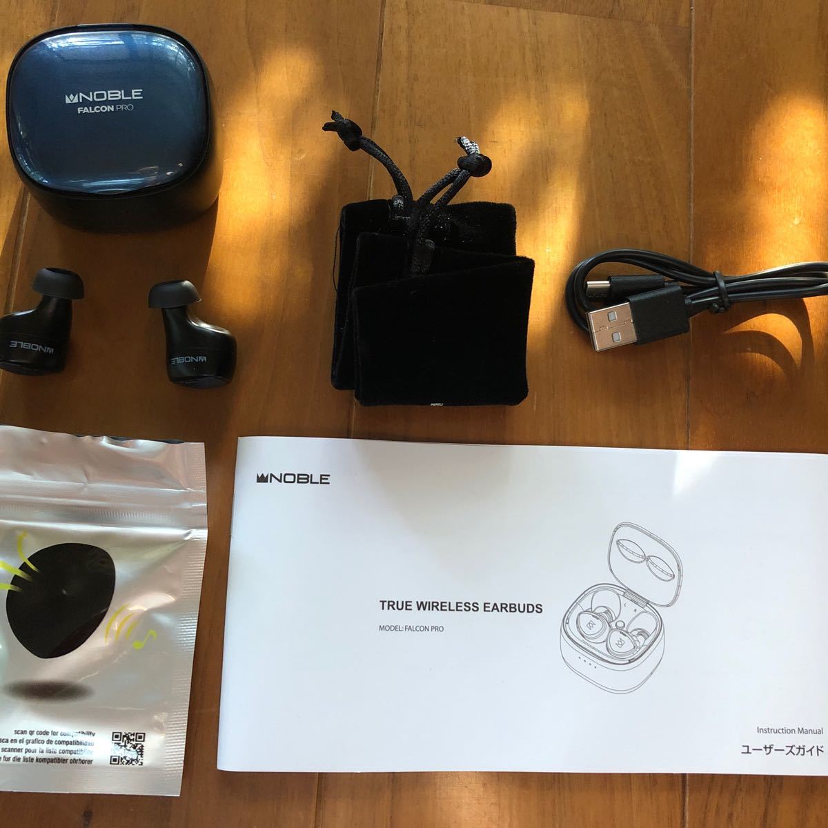 5年保証 超美品 Noble Falcon pro ノーブル ファルコン プロ 高音質ワイヤレスイヤホン