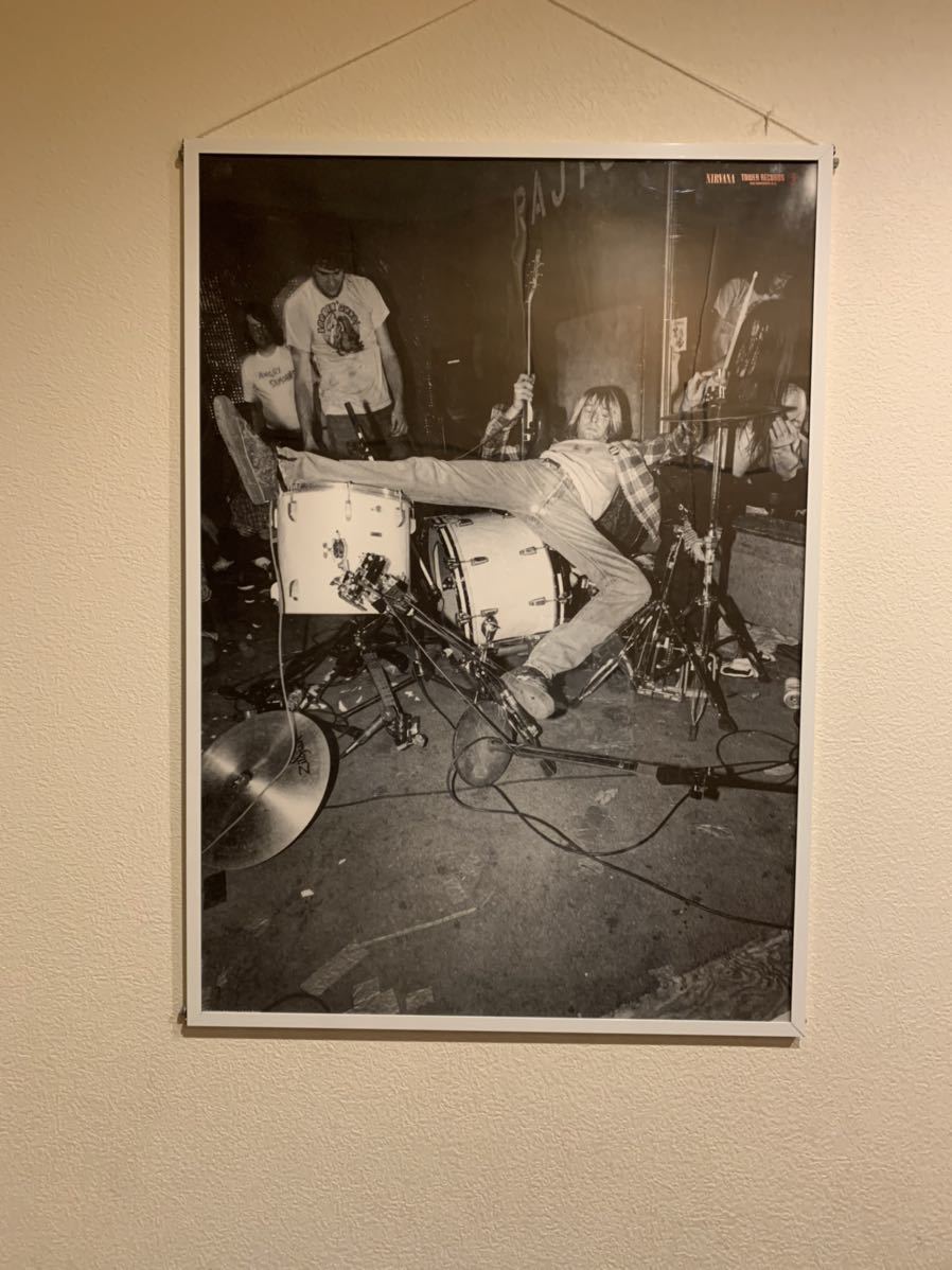 激安大特価! スウェーデン限定 カート コバーン ポスターnirvana