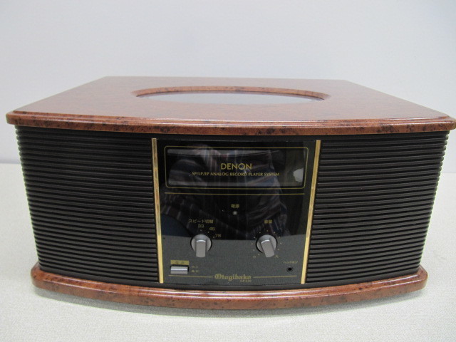程度良 DENON デノン GP-S30 レコードプレーヤー 音聴箱 卓上型_画像1