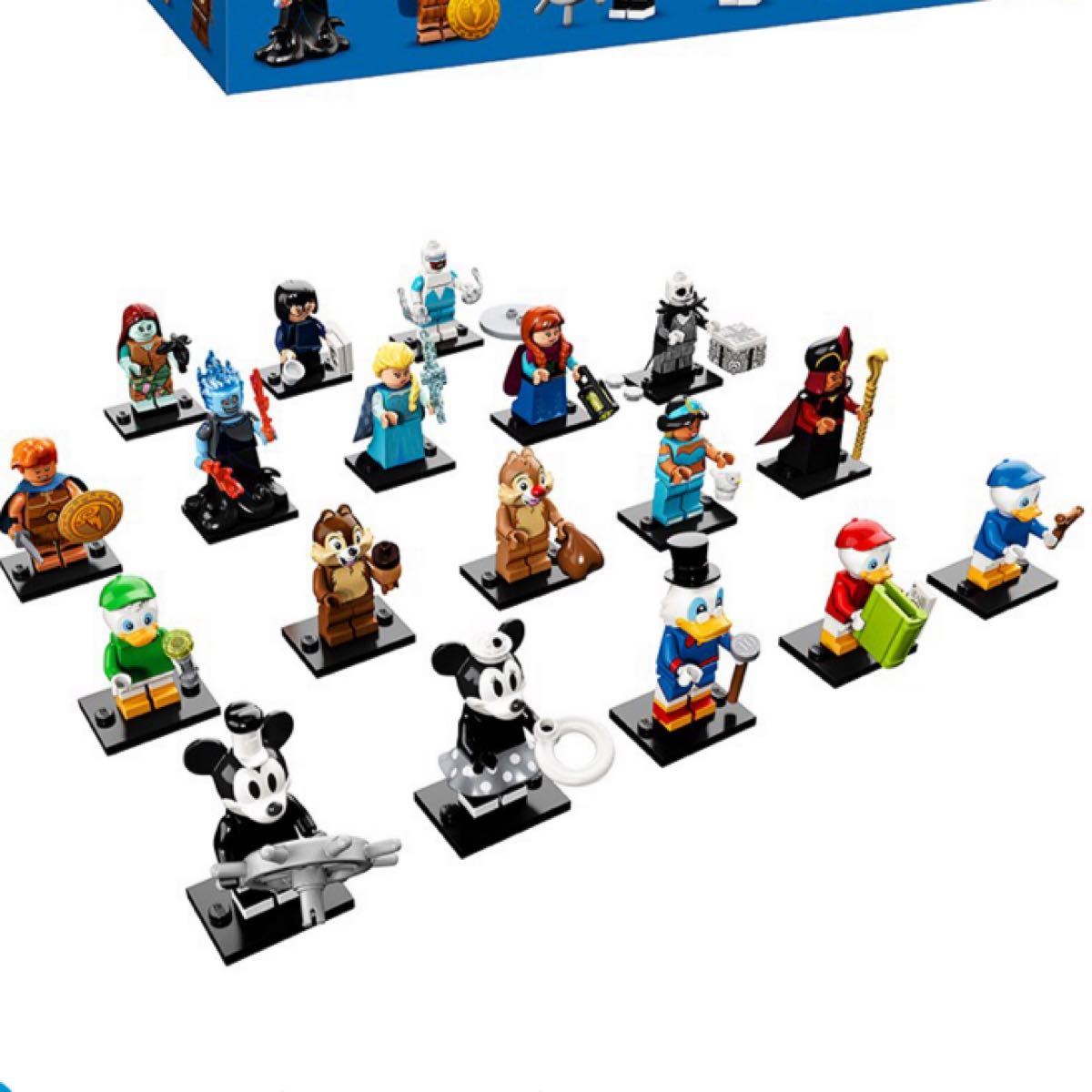 Paypayフリマ Lego レゴ ミニフィグ ディズニーミニフィグ 18種 フルコンプ ディズニー ミニフィグ コンプリート ミッキーミニー
