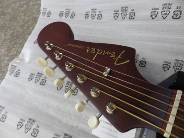 新品未使用品　Fender フェンダー ミニアコースティックギター　Sonoran Mini　オールマホガニー　メーカー保証2年付　_画像3