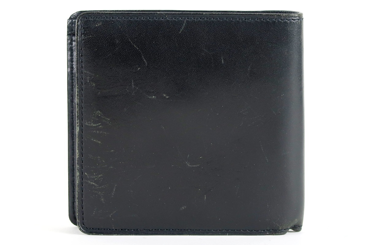 【LOUIS VUITTON】ヴィトン ノマド 二つ折り財布 ブランドウォレット ブラック レザー フランス製【HG24】_画像2