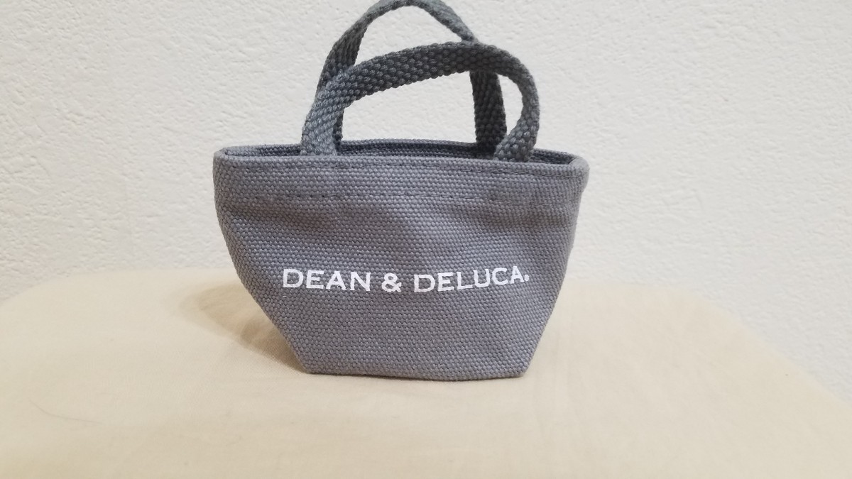 ディーンアンドデルーカ　DEAN＆DELUCA グレー　ミニトートバッグ　 DEAN&DELUCA ディーン&デルーカ トート