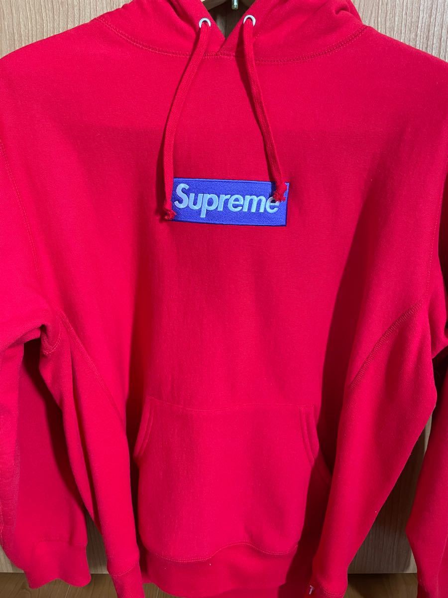 supreme box logo シュプリーム　ボックス　ロゴ　redレッドパーカー