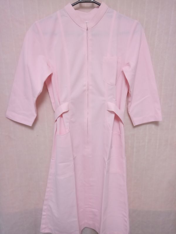 *[ new goods ] nurse clothes ( One-piece type ) pink size M [nagaire- Ben ]