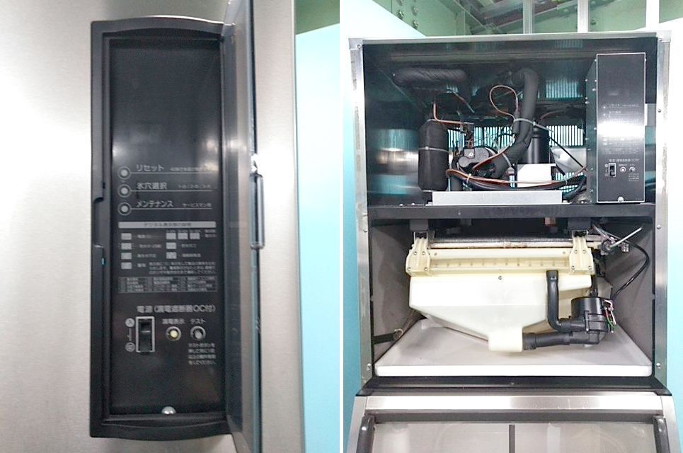 ホシザキ 製氷機 キューブアイスメーカー スタックオン リモートコンデンサー別体式 IM-230ASM 2013年式 三相200V 商品番号:210821-T1
