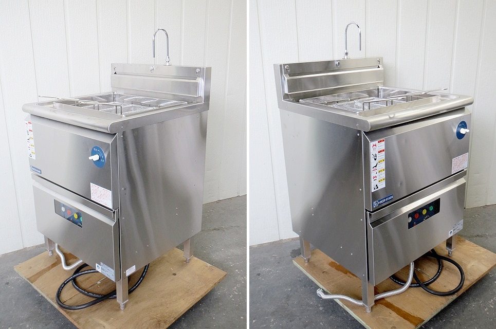 送料無料 新品 ニチワ電機 電気ゆで麺器(卓上タイプ)&電気卓上解凍