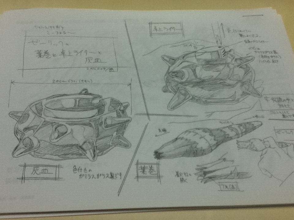 設定資料集 宇宙戦艦ヤマト2199 影つけ設定l プロップ設定 キャラ設定