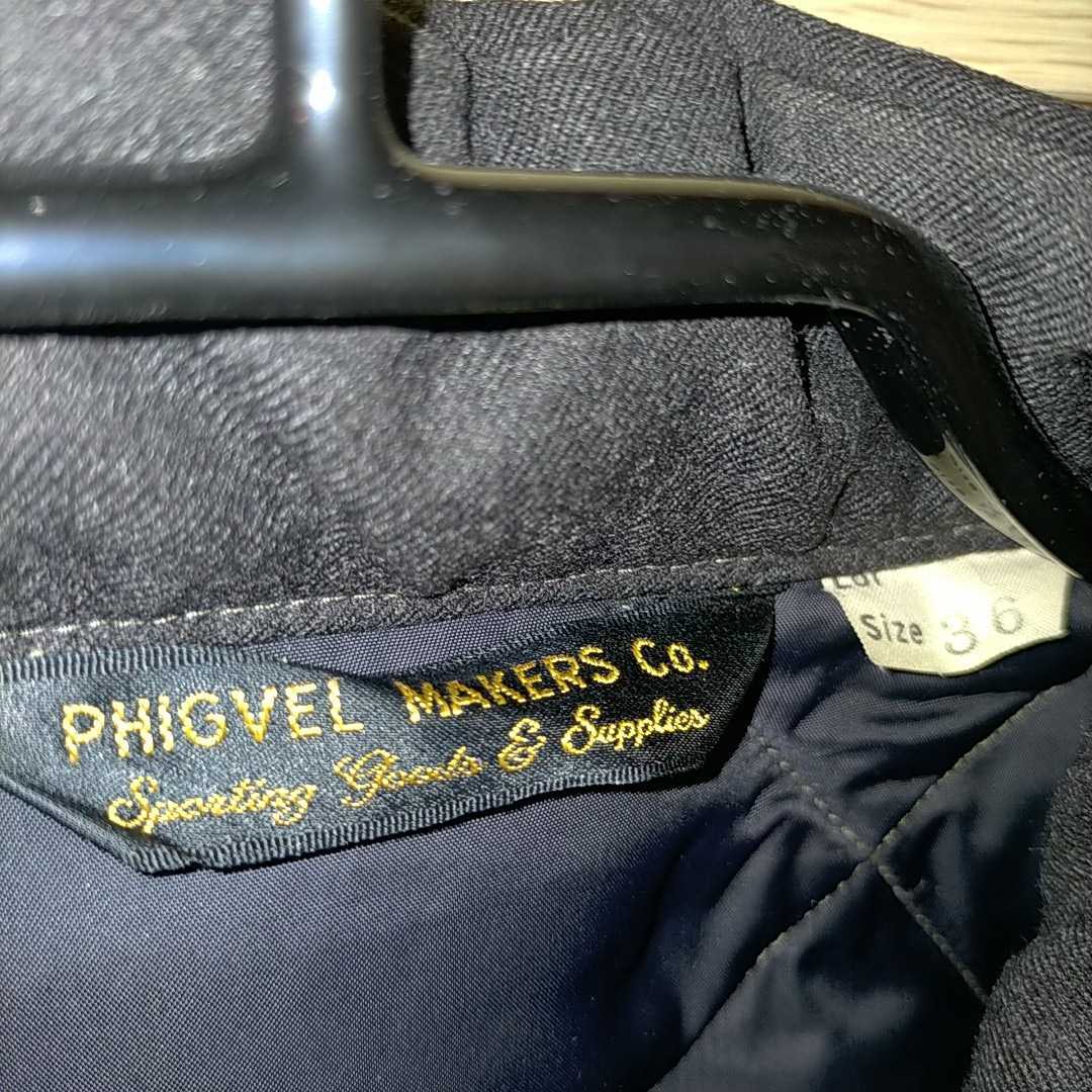 美品】PHIGVEL MAKERS Co.ダウンベスト サイズ36 買い限定 - 通販