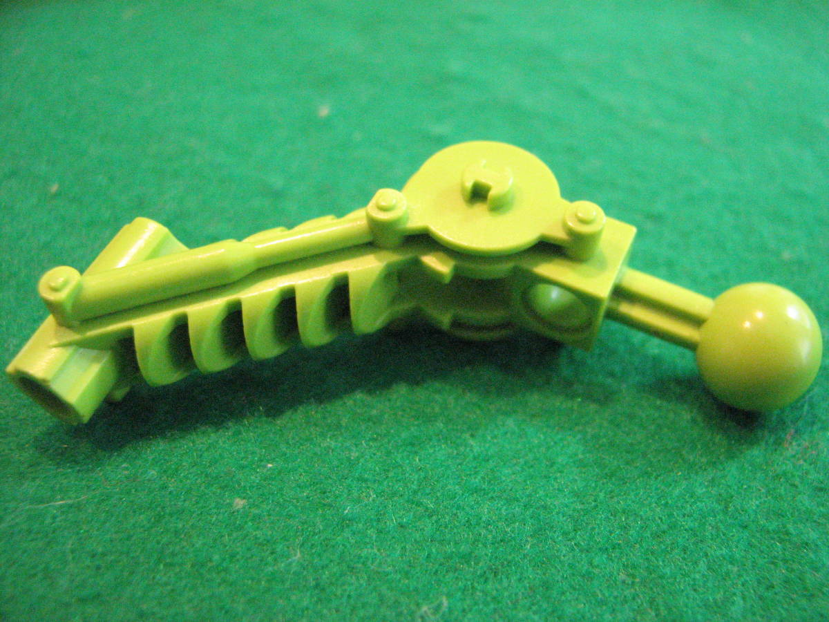 * Lego -LEGO*32476* Bionicle * шаровое соединение 5x7 arm *90 раз. двойной axle отверстие имеется *USED* lime зеленый 
