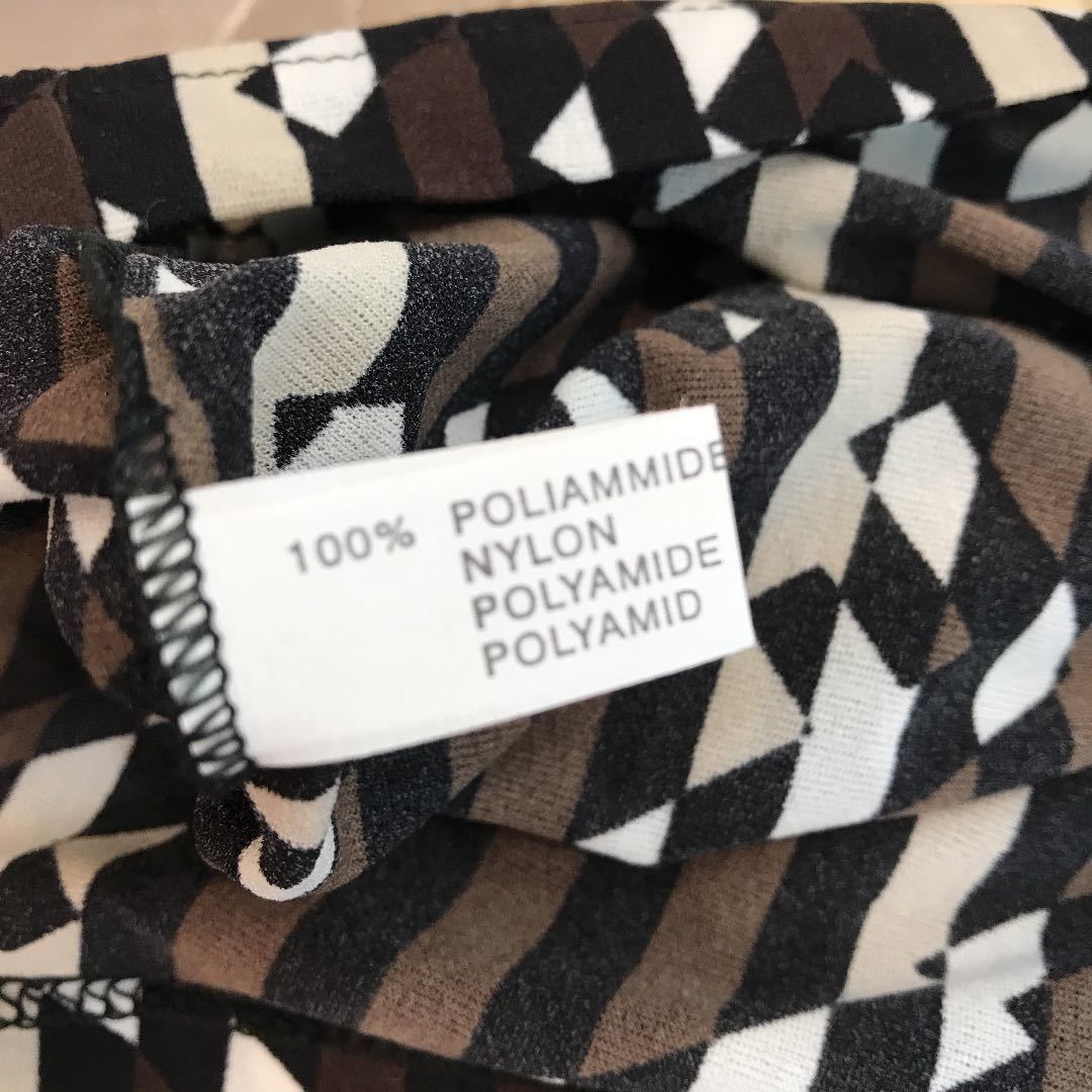 ☆未使用品☆FENDI フェンディ ワンピース チュニック 総柄 ブラウン系