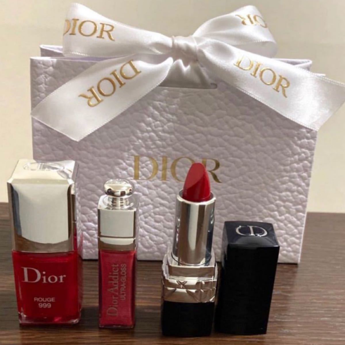Dior 新品！未開封！リップ&ネイル3点ミニサイズセット