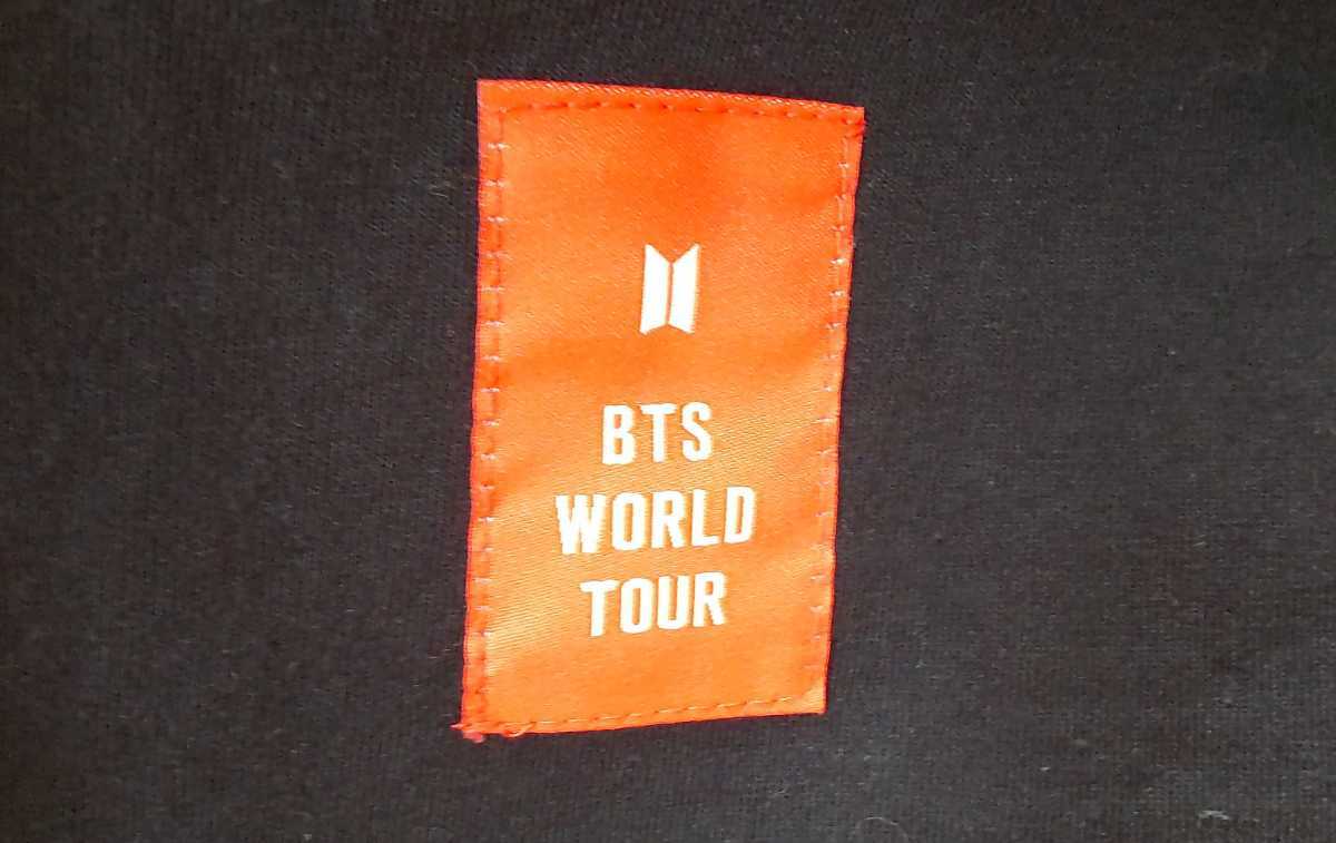 !BTS WORLD TOUR LOVE YOUR SELF OFFICIAL MD футболка черный размер 2! пуленепробиваемый подросток .