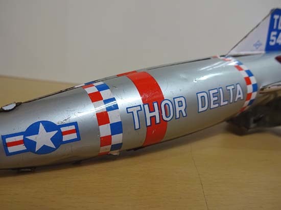  подлинная вещь diamond жестяная пластина Rocket THOR DELTA TD54 DAIYA сделано в Японии Sapporo город 