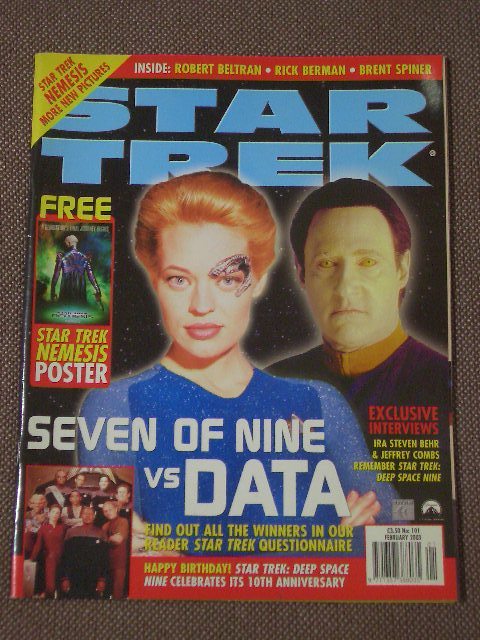Star Trek Monthly #101 Feb 2003 (Titan) Star Trek специализация журнал 