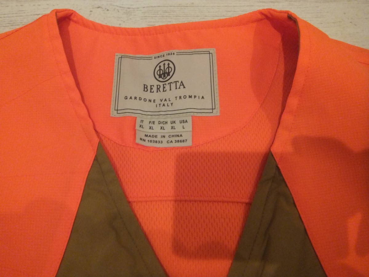 新品国内在庫 残り1個 (USA-L)Beretta ベレッタ 狩猟ベスト 新品国内在庫 残り1個 (USA-L)Beretta ベレッタ 狩猟ベスト