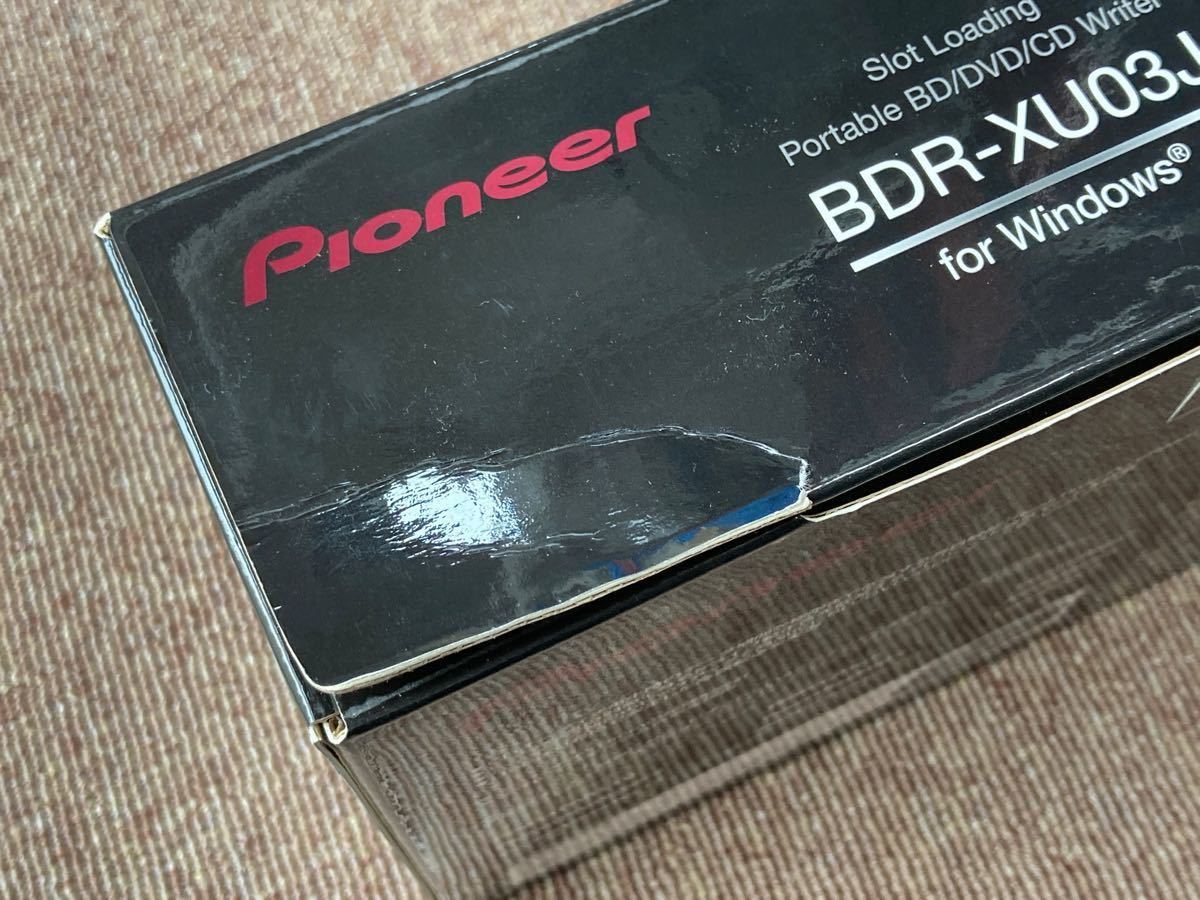 未使用に近い パイオニア BDR-XU03J 縦置き対応 外付けBDドライブ　USB3.0 ブルーレイドライブ スロットイン