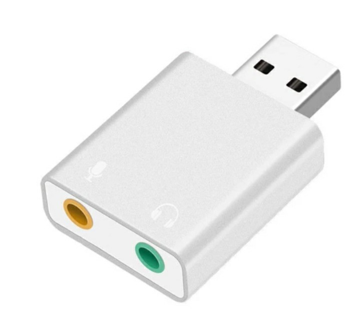 USBオーディオ変換アダプター　外付けサウンドカード　3.5mmミニジャック