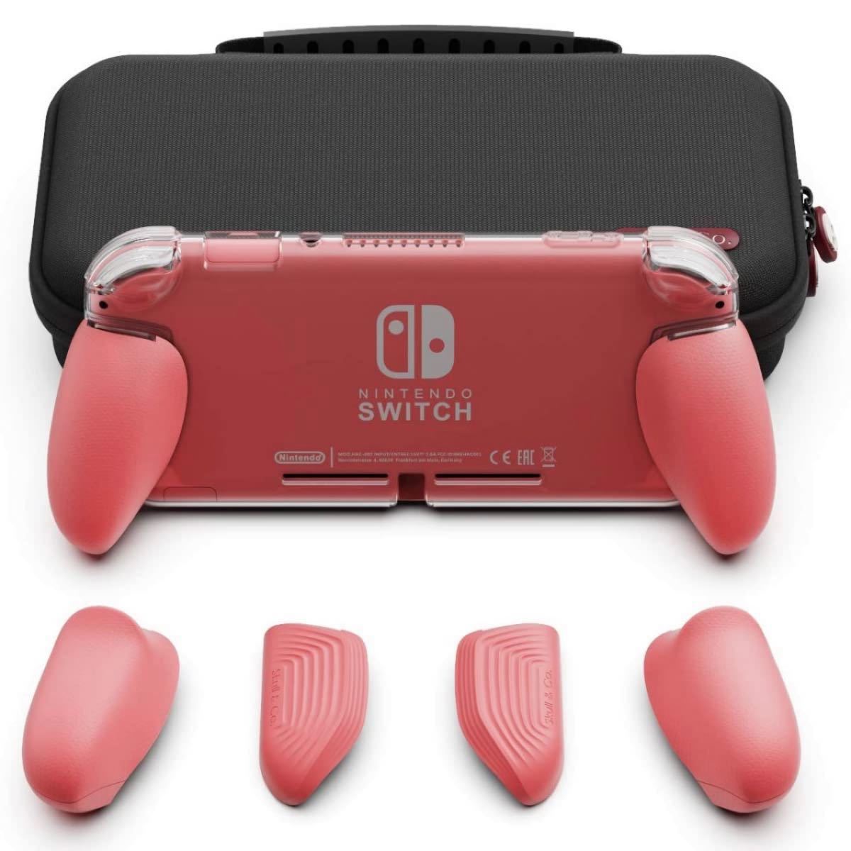 Skull & Co.Nintendo SWITCH Lite用 GripCase Liteグリップカバー + キャリングケース