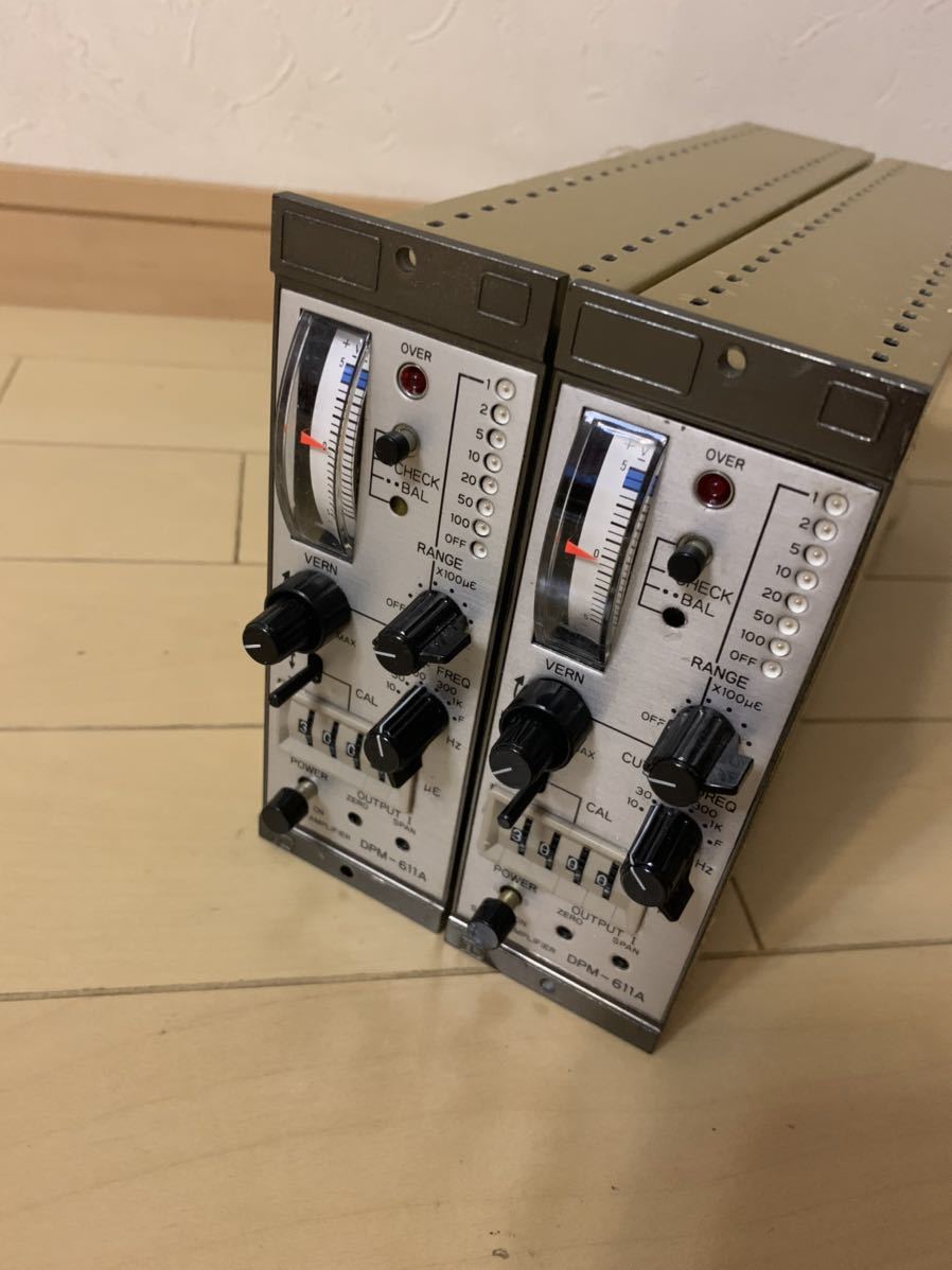 共和電業 KYOWA 動ひずみ測定器 DPM-611A 2台セット 共和電業 KYOWA 動ひずみ測定器 DPM-611A 2台セット