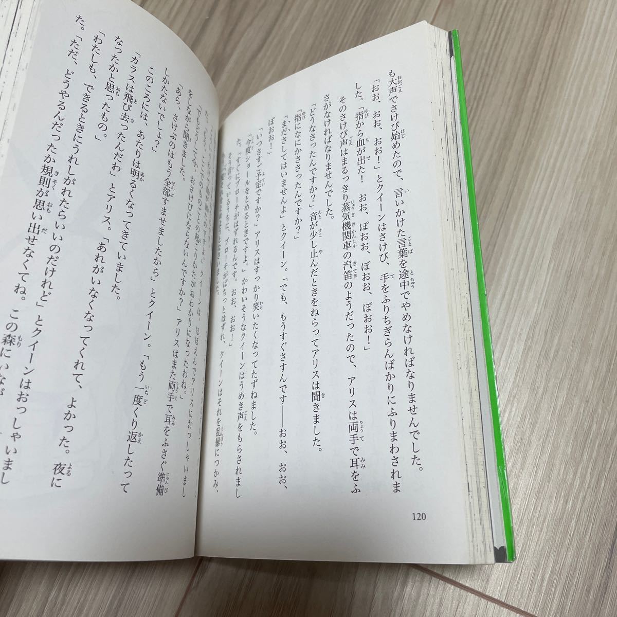 かがみの国のアリス 新訳/ルイスキャロル/河合祥一郎/okama