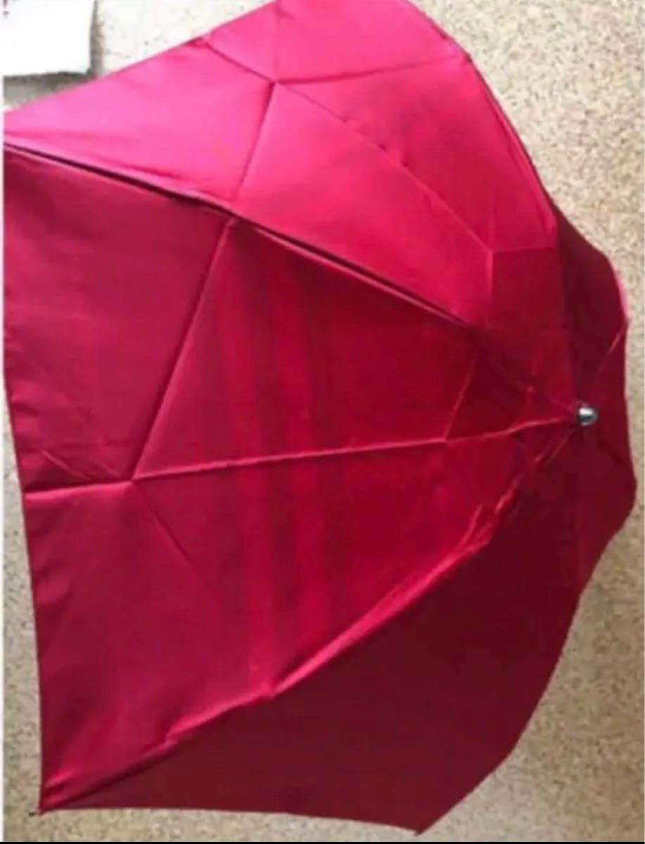 Burberry バーバリー 折りたたみ傘 雨傘　傘　新品 チェック 赤 