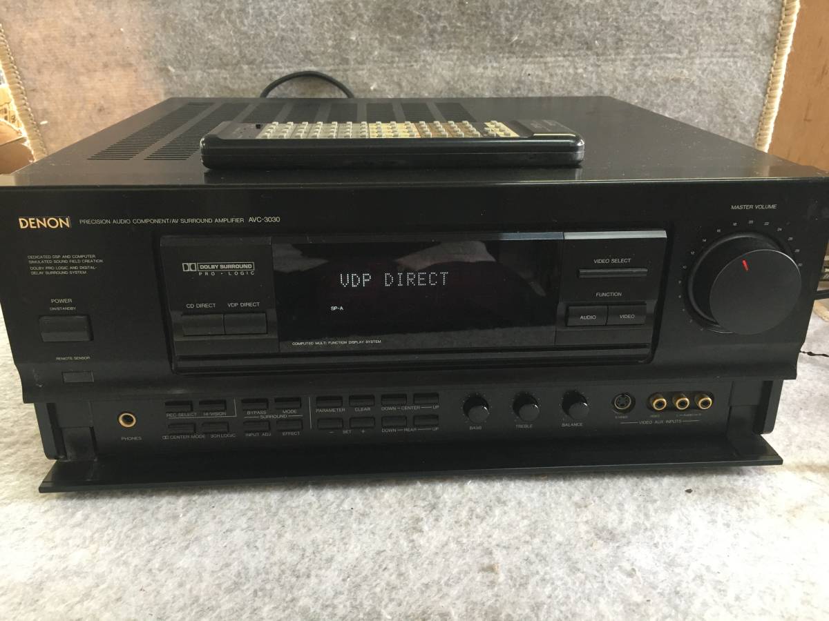 リモコン付F214 DENON デノンAVC-3030 AVアンプ290W リモコンRC リモコン付F214 DENON デノンAVC-3030 AVアンプ290W リモコンRC