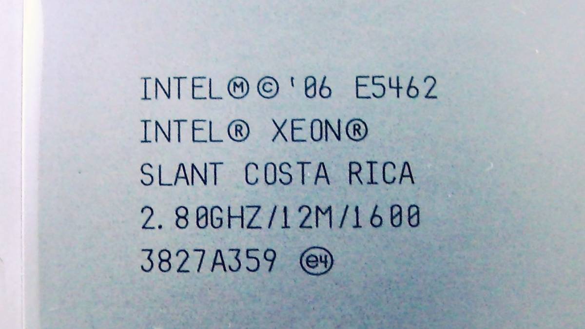 intel Xeon E5462 2.80GHz /LGA771_画像2