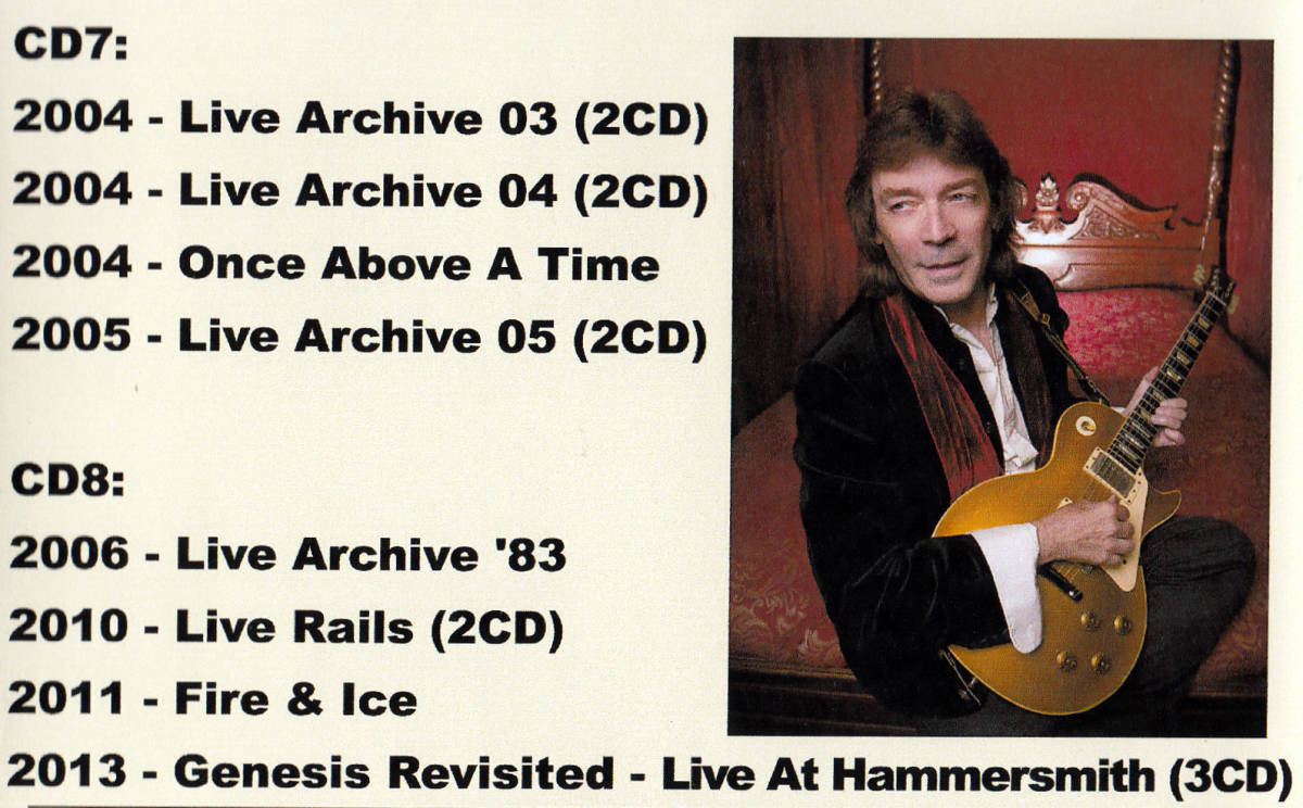 [MP3-CD] Steve Hackett Steve * - Kett Part-7-8 2CD 8 альбом сбор 