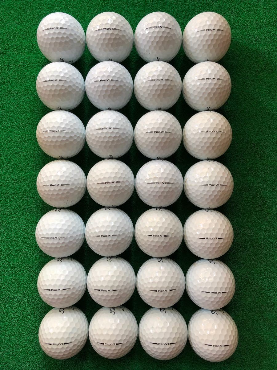気質アップ】 □25 ロストボール タイトリスト PRO V1 100球 B