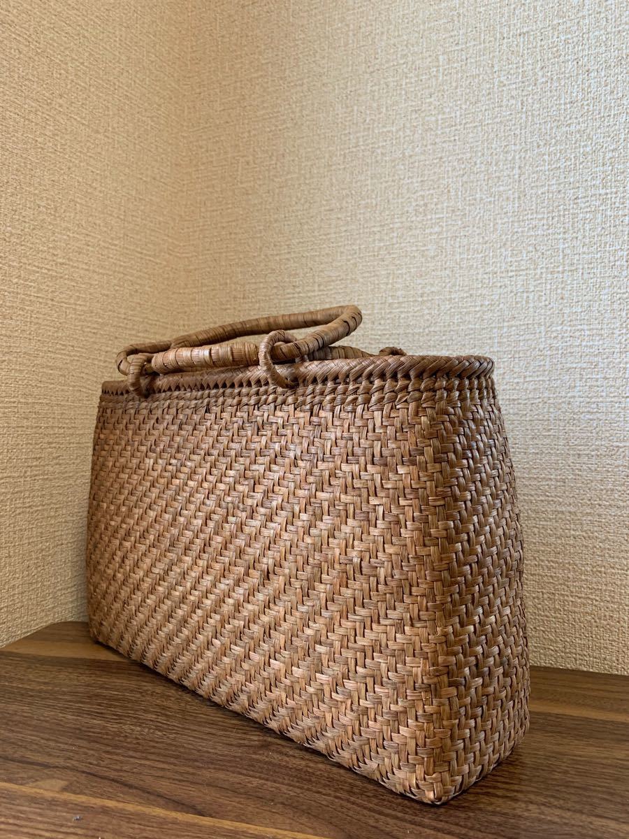 山葡萄 手作り 籠バッグ 網代編み 細ひご | smsgolubovci.me