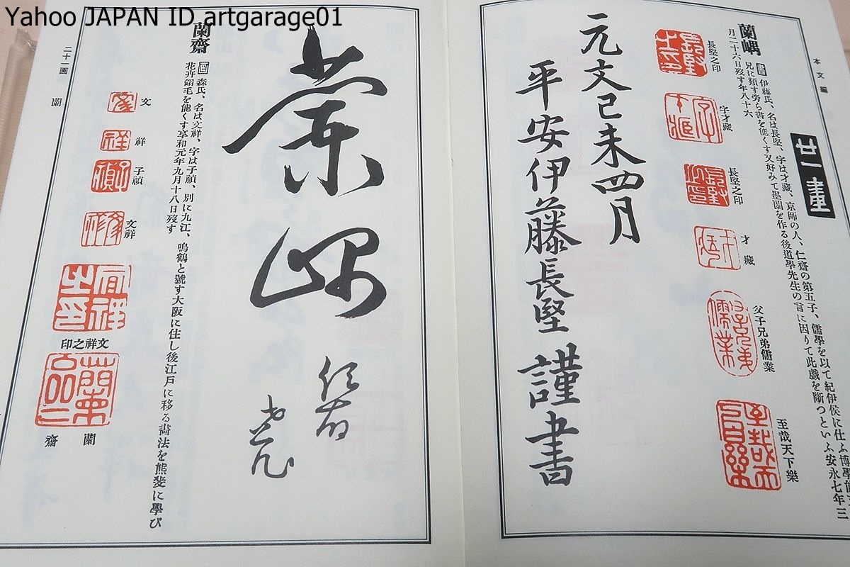 日本書画落款印譜集成/本書画落款印譜に漏れたとくに大正から昭和初期の書画家を中心に増補し総合的な人名索引・号索引を付した今回の刊行_画像8