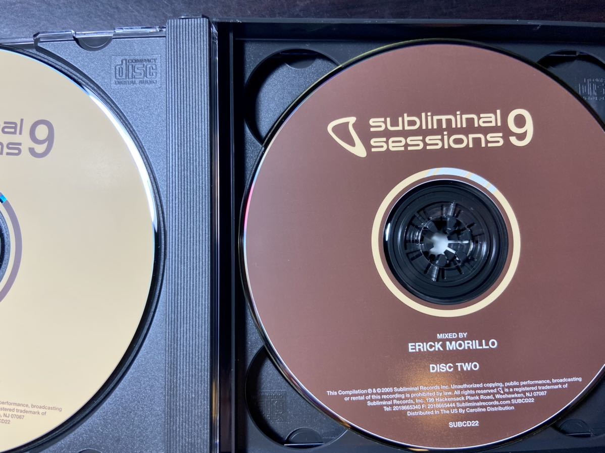 ERICK MORILLO Subliminal Sessions 3枚組 全34曲 US版 ’05年 エリック・モリロ_画像4