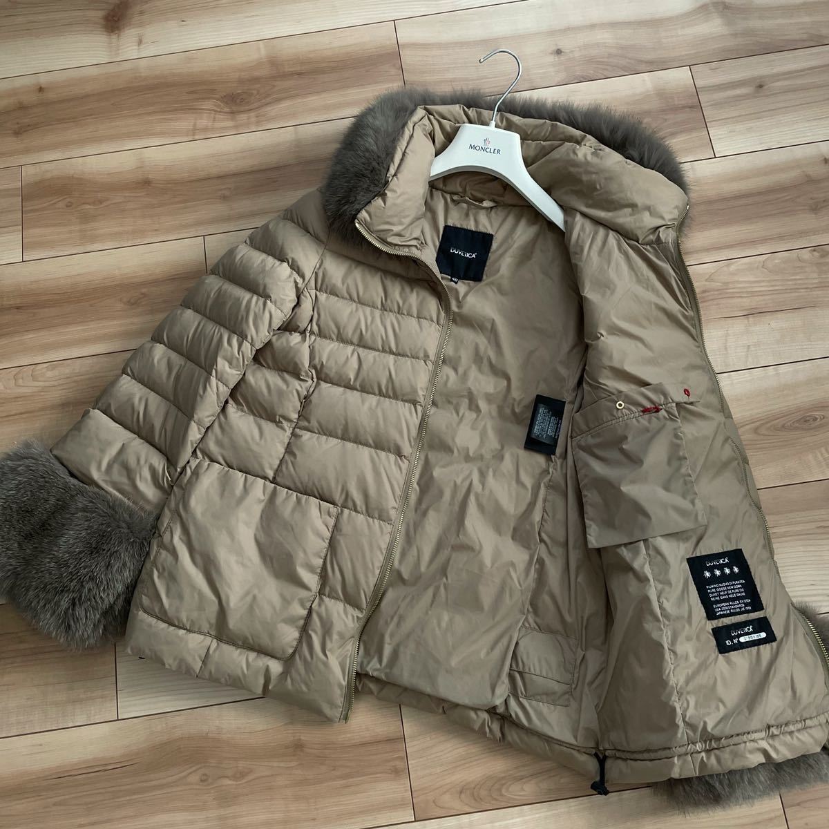 美品】DUVETICA デュベティカ KERRIN ケリン フォックスファー付き