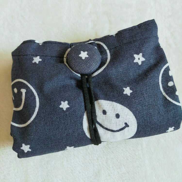 *.. Chan eko-bag navy hand made 