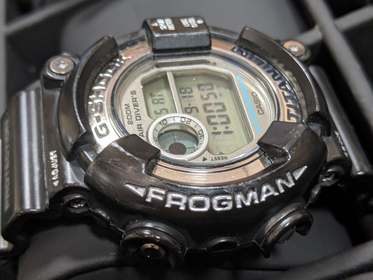 カシオ G-SHOCK カスタム フロッグマン ブラックシルバー DW カシオ G-SHOCK カスタム フロッグマン ブラックシルバー DW