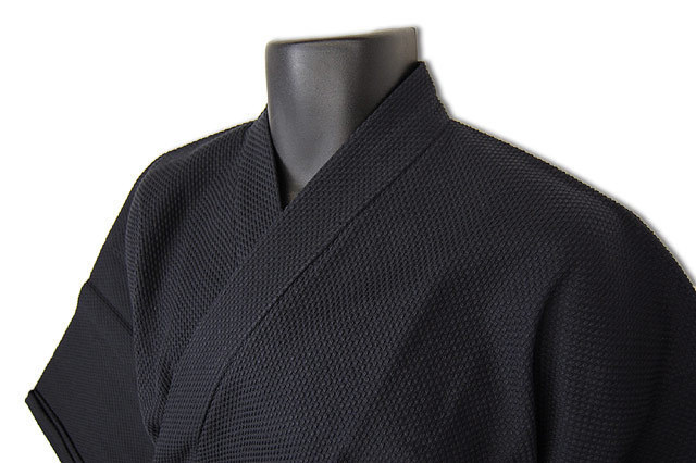 【ひめか】作務衣 メンズ 日本製 地厚刺し子織作務衣 綿100％ 2012 黒Ｓ_画像4