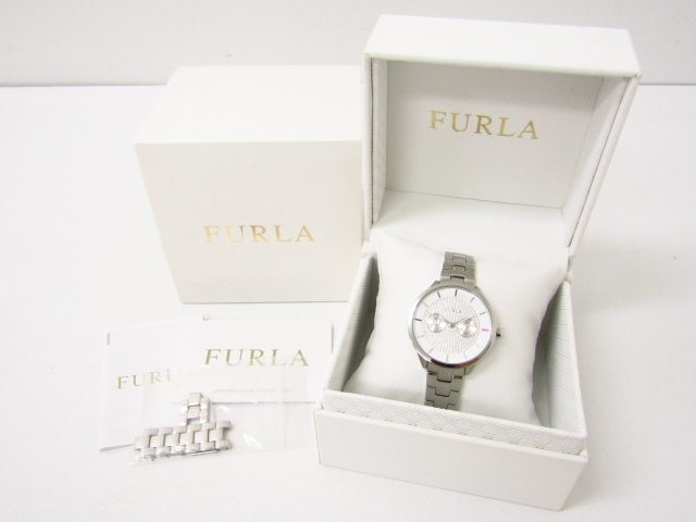 交換送料無料】 FURLA フルラ メトロポリス ラインストーン クォーツ