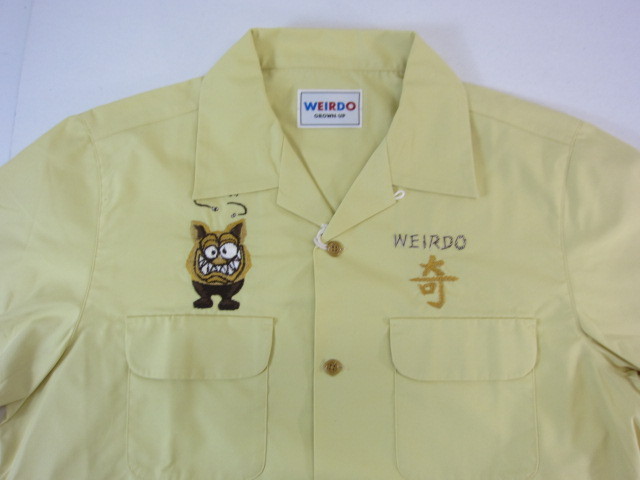 WEIRDO GROWN UP ウィアード ワークシャツ WRD-20-SS-04 SIZE:L 中古 メンズ ▲UF3247_画像5