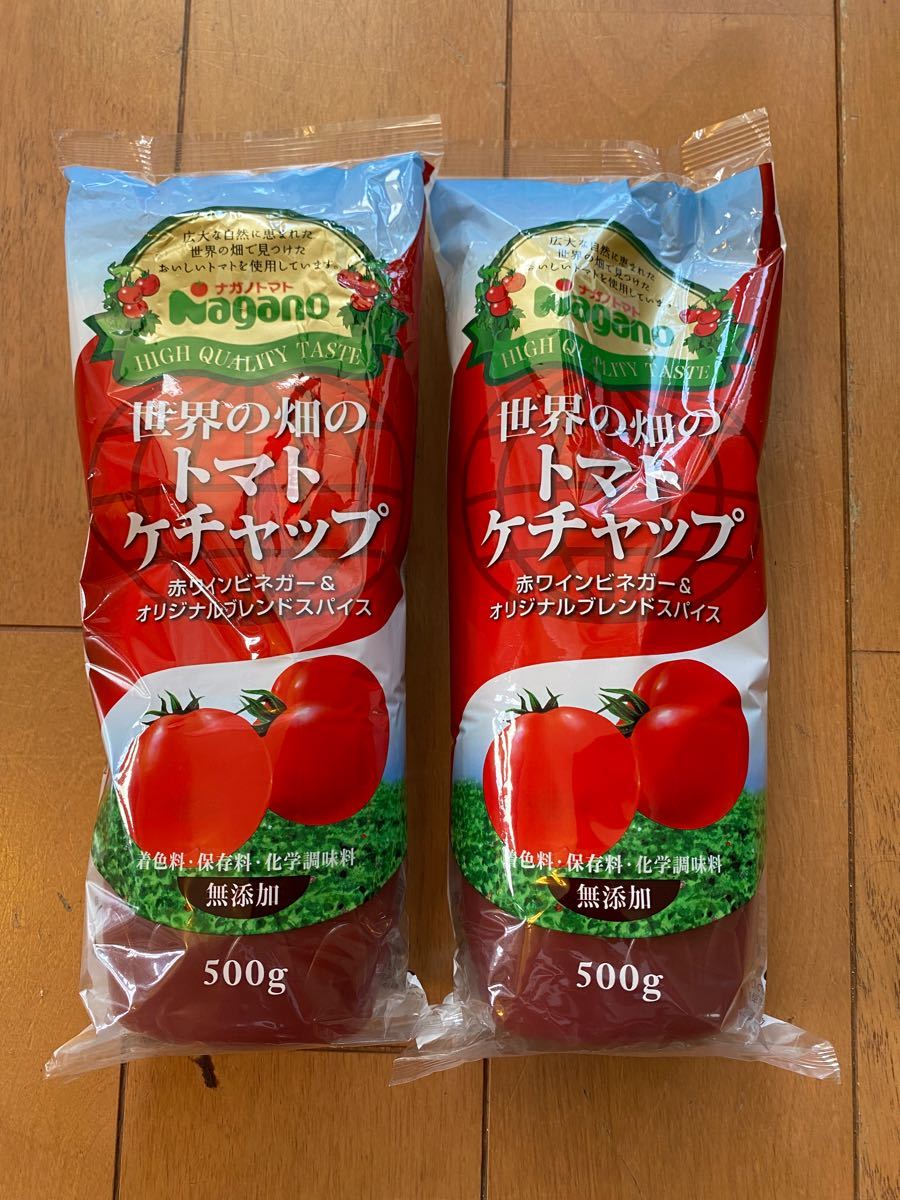 PayPayフリマ｜ナガノトマト 世界の畑のトマトケチャップ 無添加 500g 2個セット