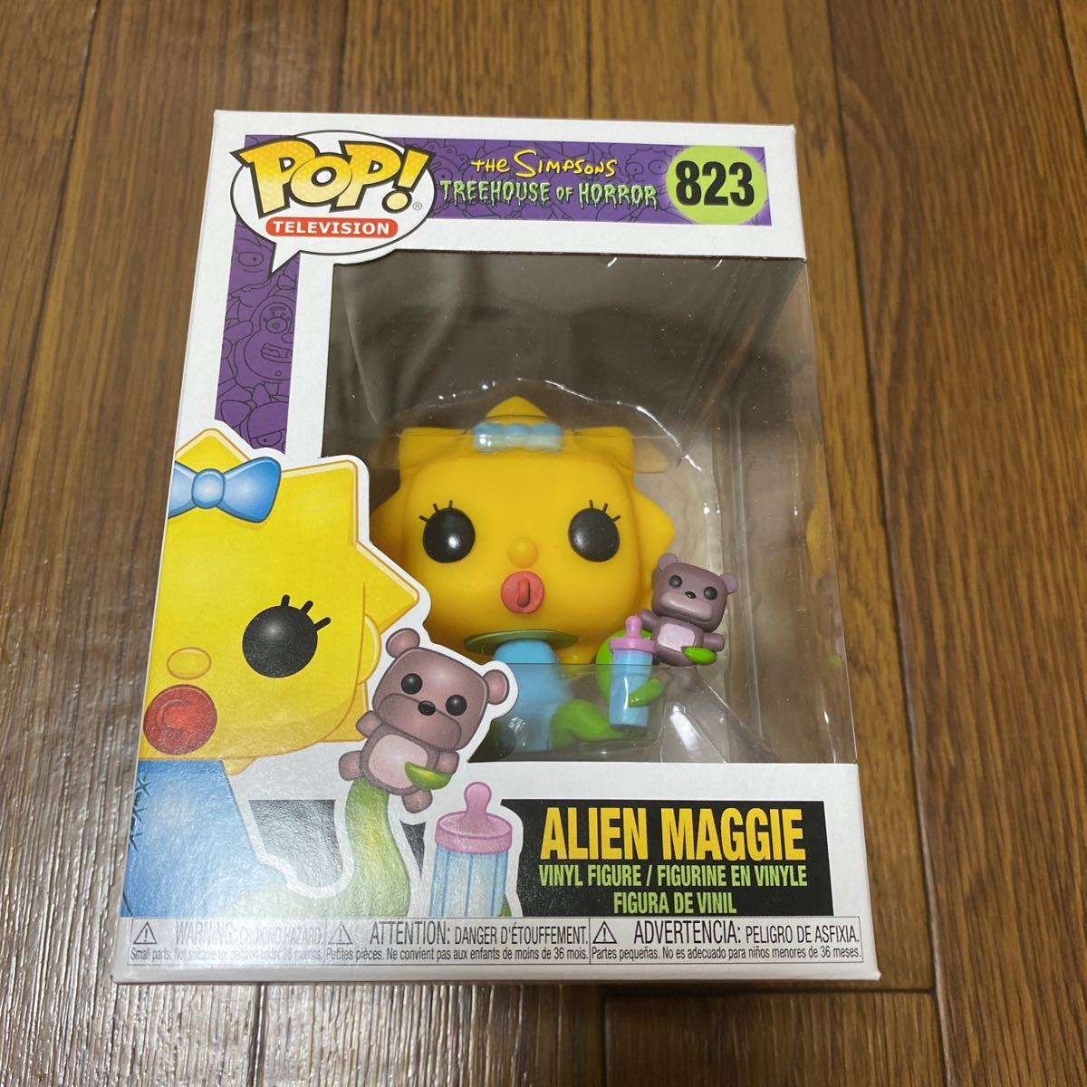 The Simpsons シンプソンズ Funko pop ファンコ　ポップ フィギュア アメコミ　ハロウィン　ハロウィーン 限定 マギー Alien Maggie_画像1