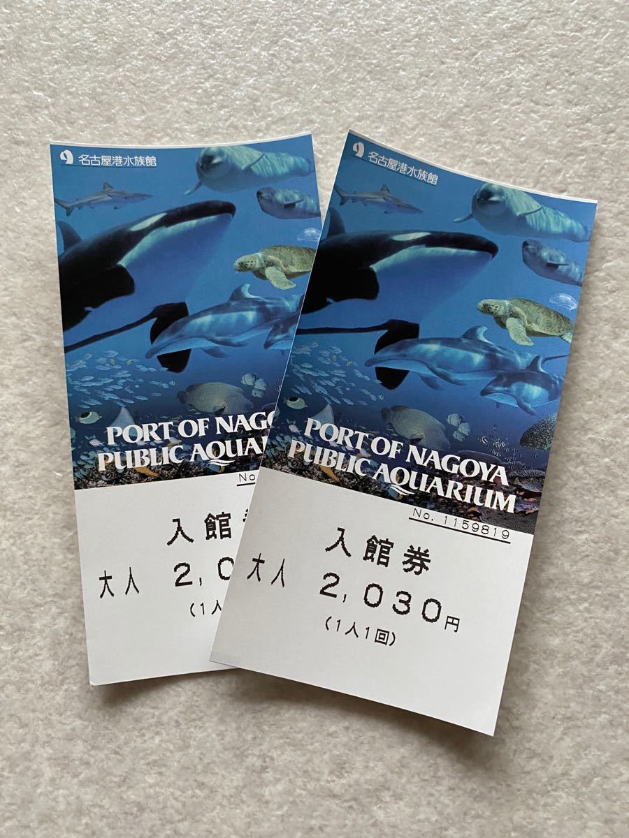 名古屋港水族館入場チケット2枚｜PayPayフリマ