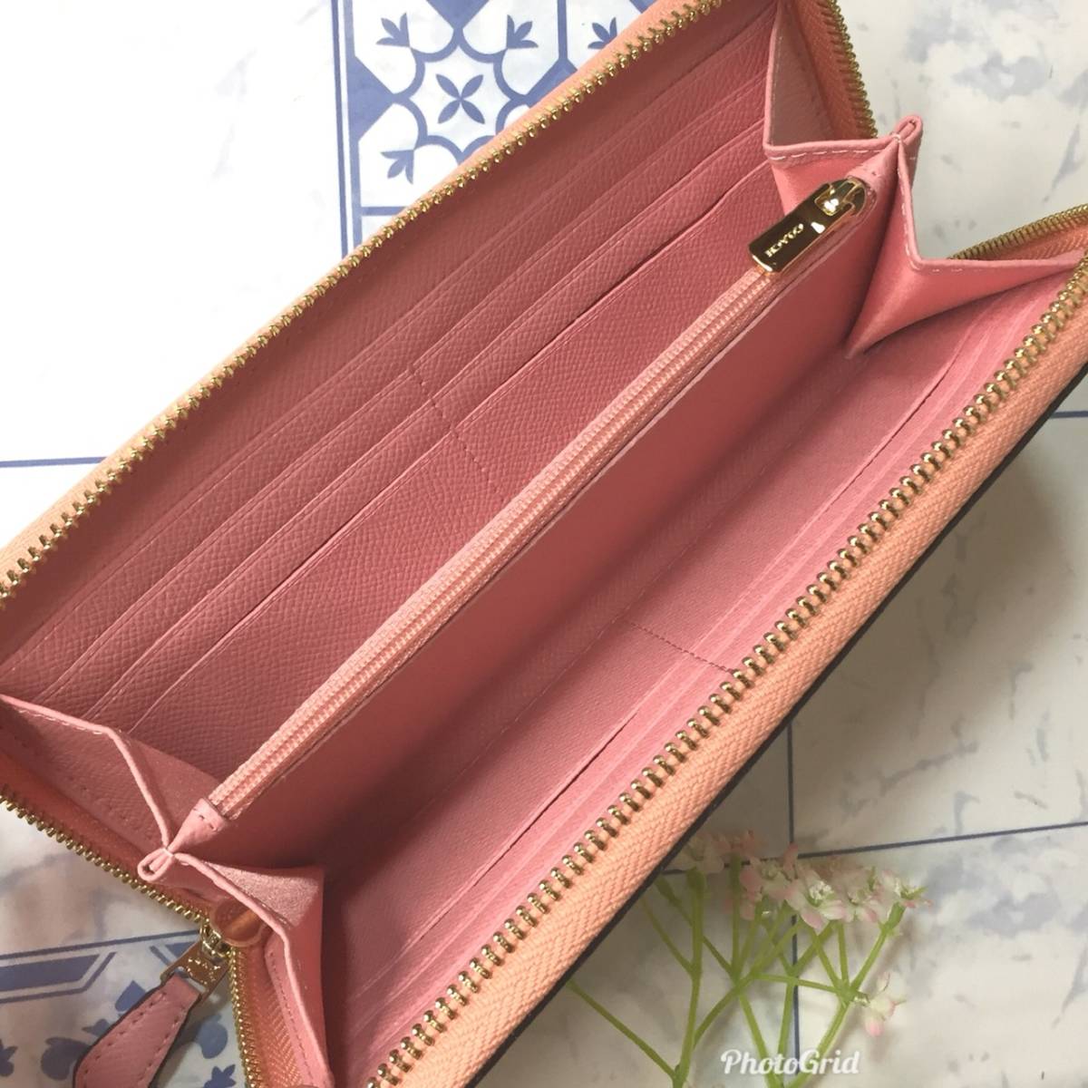 コーチ 長財布 桜柄 ピンク ブラウン 【新品】 ch1|Yahoo コーチ 長財布 桜柄 ピンク ブラウン 【新品】 ch1|Yahoo