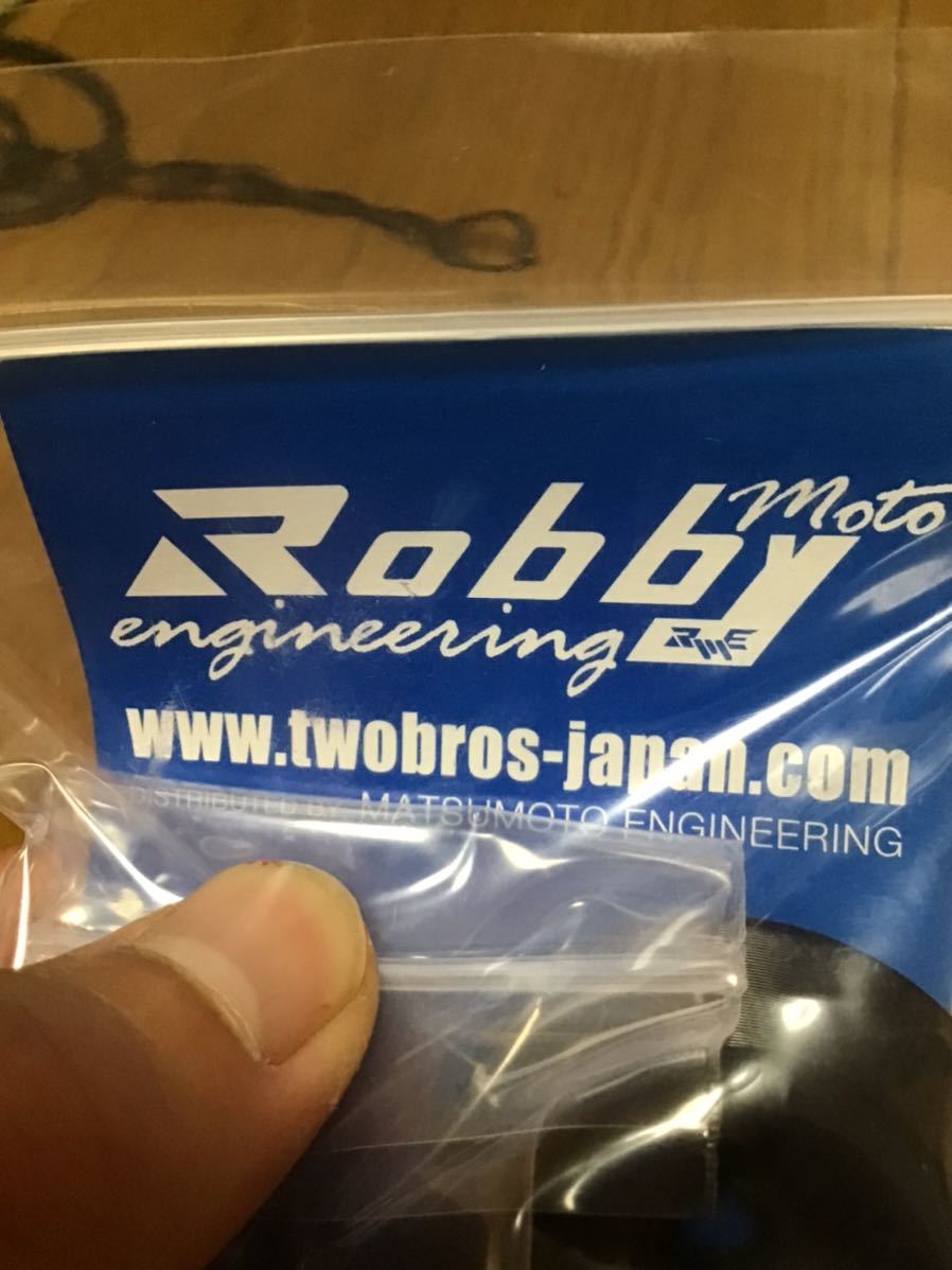スタンドフック　リアスタンド　robby moto エンジアニング　twobros japan 松本　matsumoto engineering m6 6ミリ　6mm r1 他　バイク_画像2