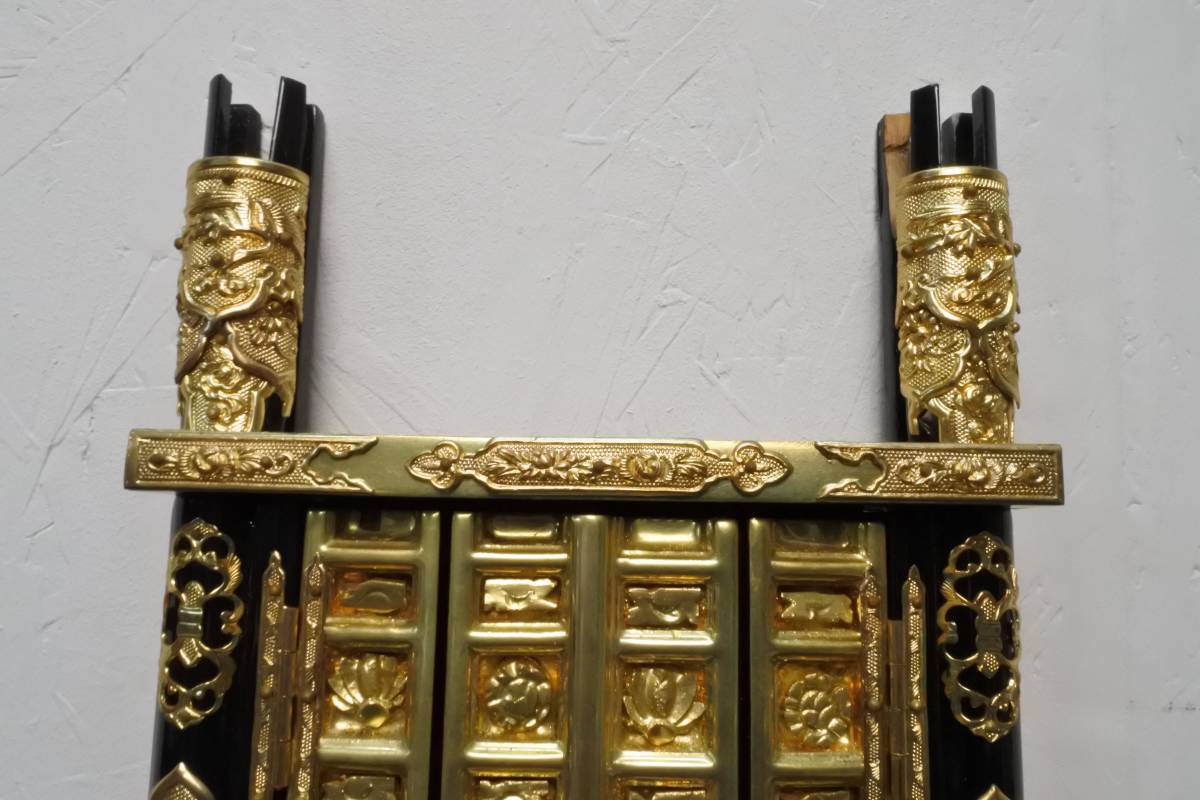 【2022新作】 ヤフオク! - 収集品 仏壇用の扉 本尊右脇のある扉 本金箔(21... 通販超歓迎