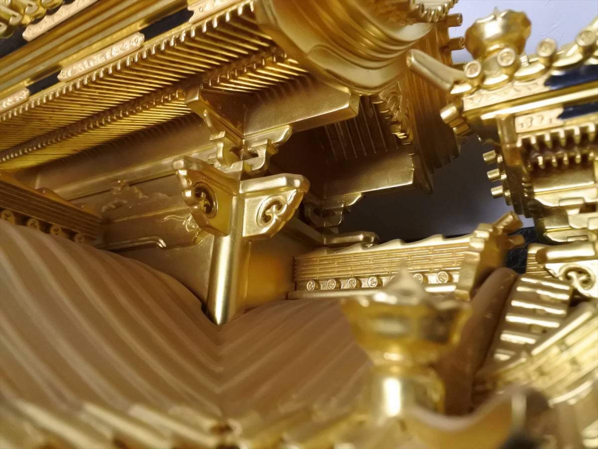 Yahoo!オークション - 収集品 高級仏壇の屋根 木製本金箔 本金鍍金金具