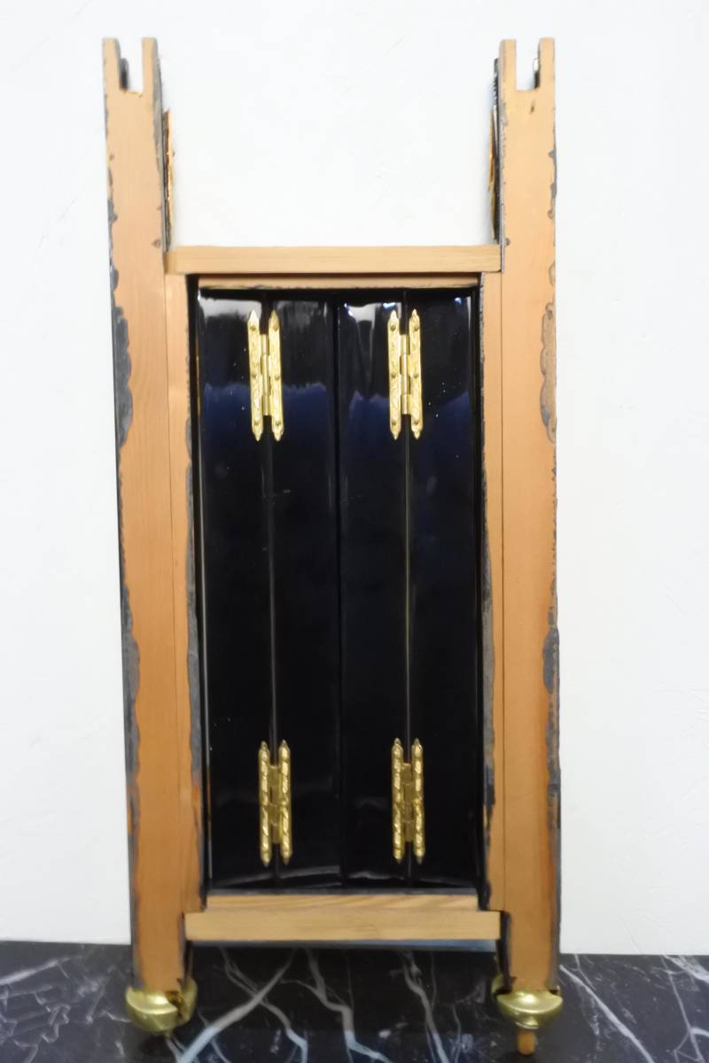 【2022新作】 ヤフオク! - 収集品 仏壇用の扉 本尊右脇のある扉 本金箔(21... 通販超歓迎