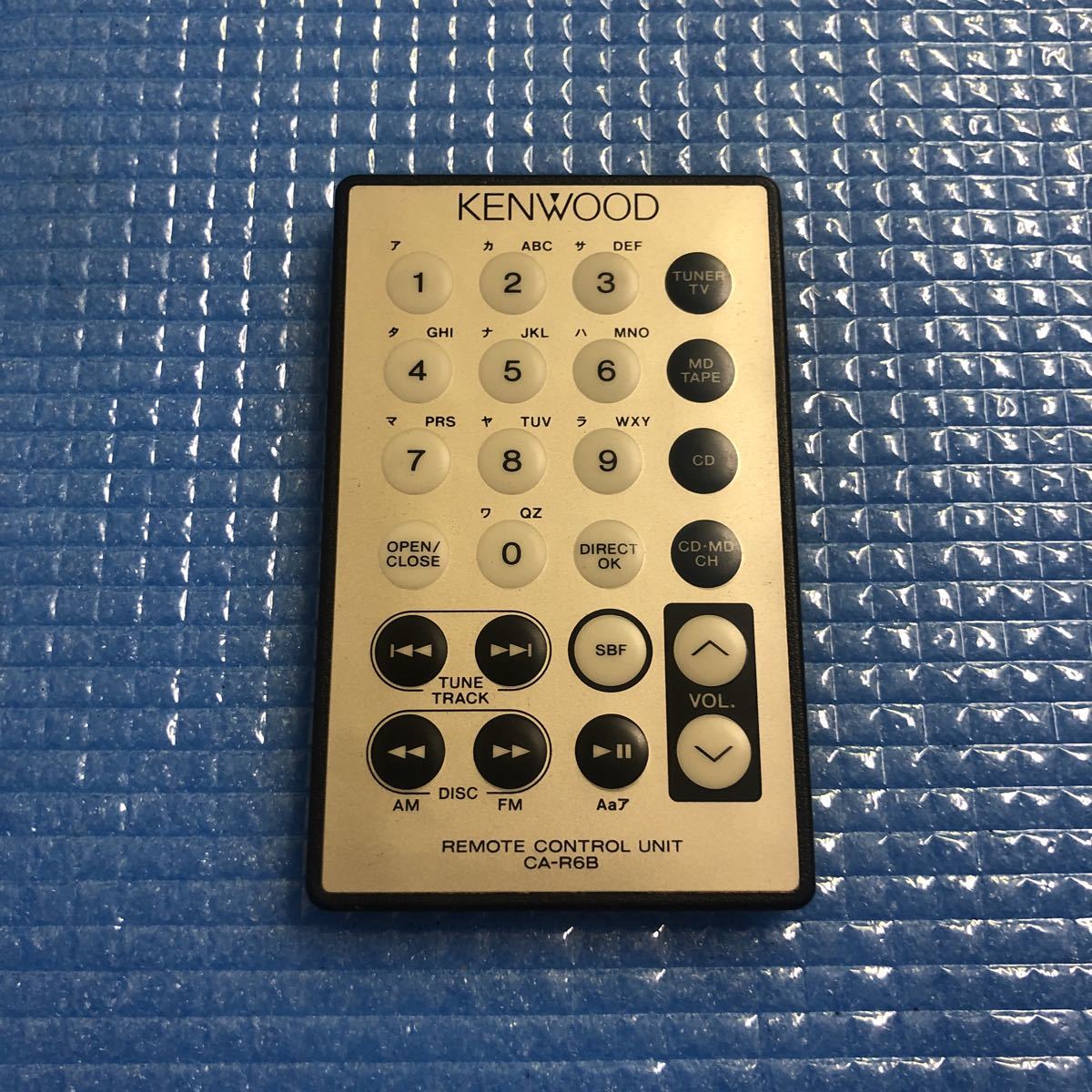 動作未確認 KENWOOD CA-R6B リモコン_画像1