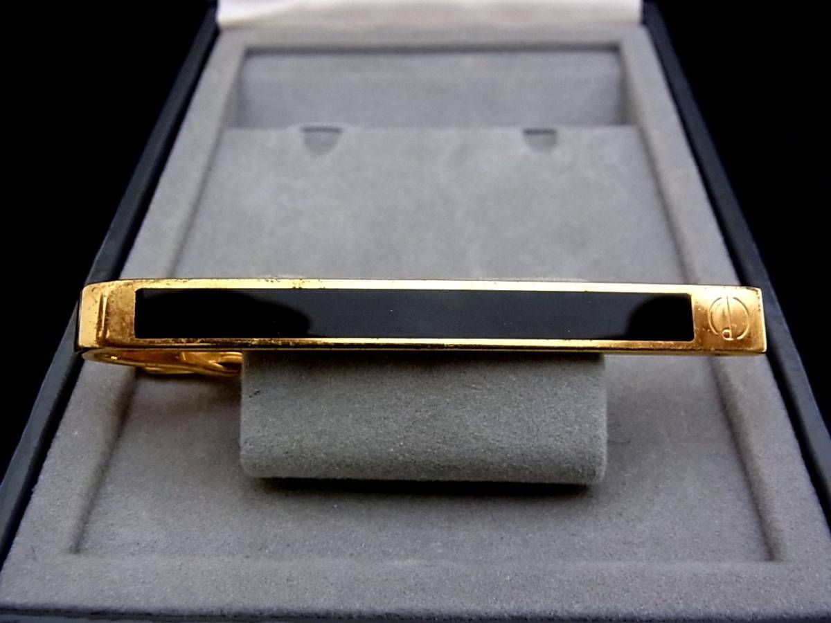 *N3264*# beautiful goods #[dunhill] Dunhill [ Gold ]# cuffs & necktie tweezers!